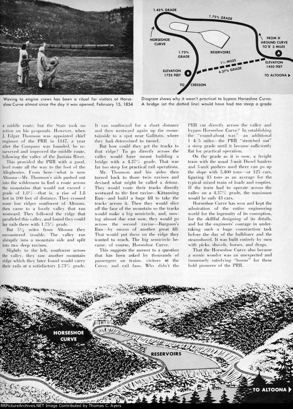 "Horseshoe Curve," Page 3, 1954